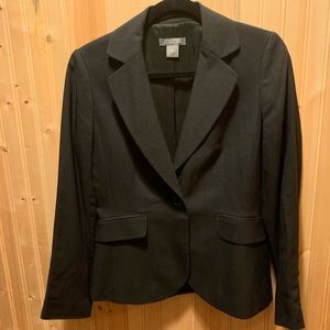 Pinstriped black blazer (Size 2)